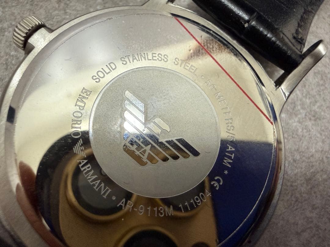 腕時計 ペア エンポリオアルマーニ AR-9113L AR-9113M シェル