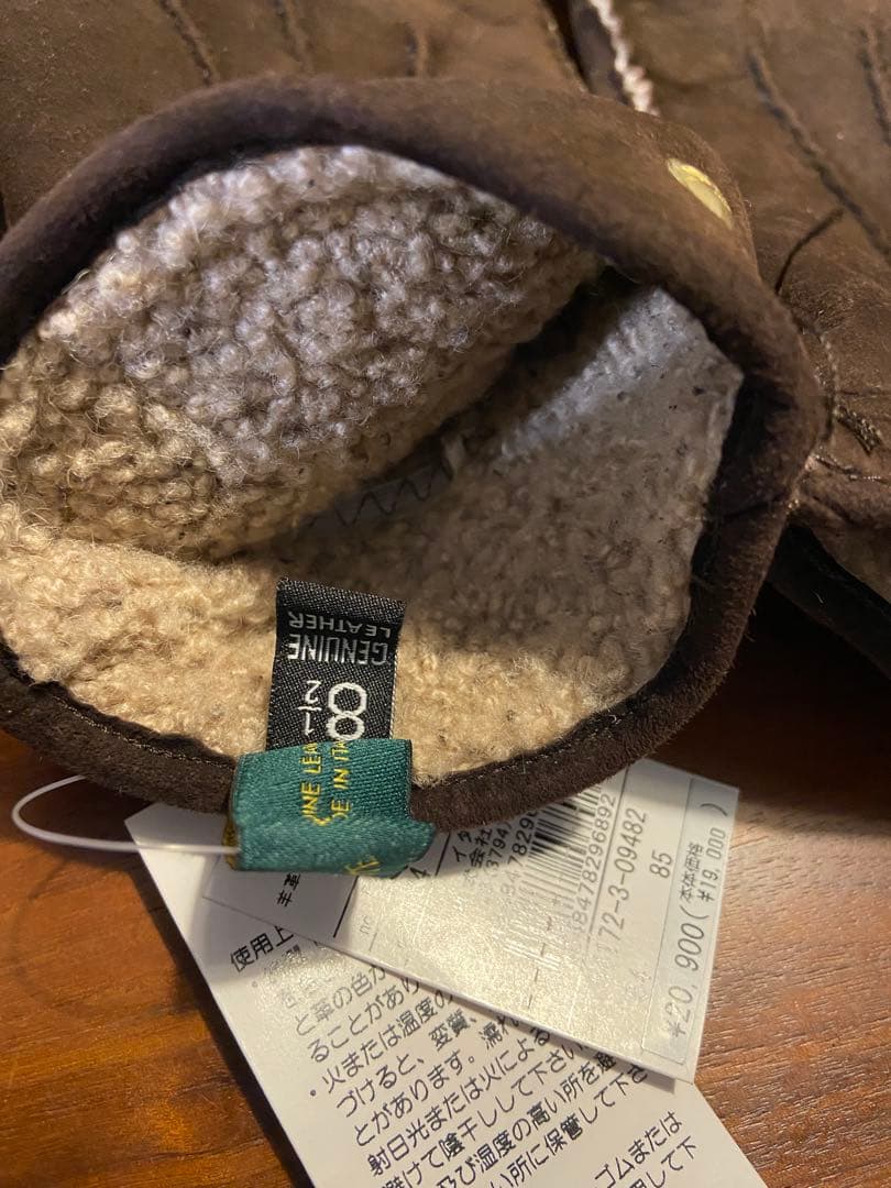 【新品・未使用】IL BISONTE　羊革手袋