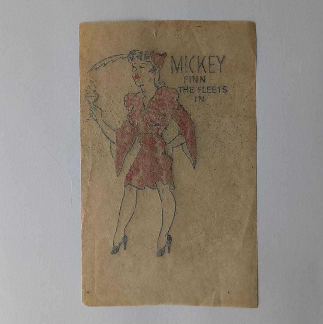 ビンテージ 転写紙 アイロンプリント ピンナップ 古着 50s 60s