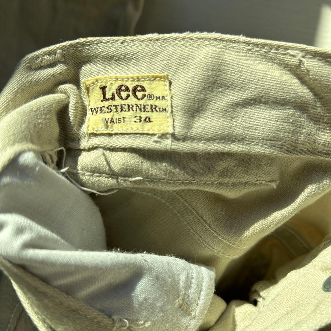 60s~70s Lee \"WESTERNER\" Pants USA製 \"珍品\"
