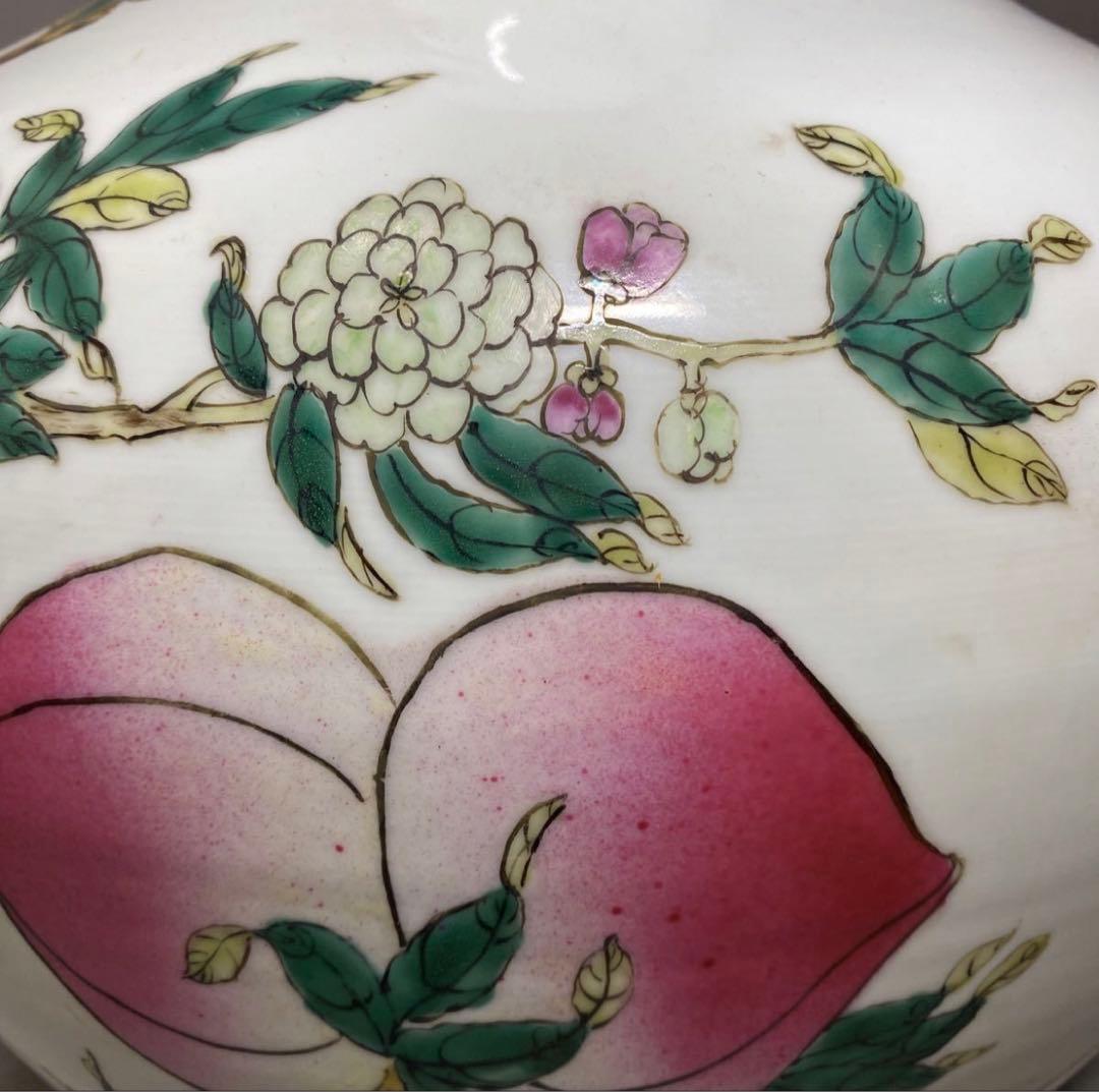 中国　景德鎮　大清乾隆年製　古玩　粉彩　花瓶　花器　サイズ 53㎝