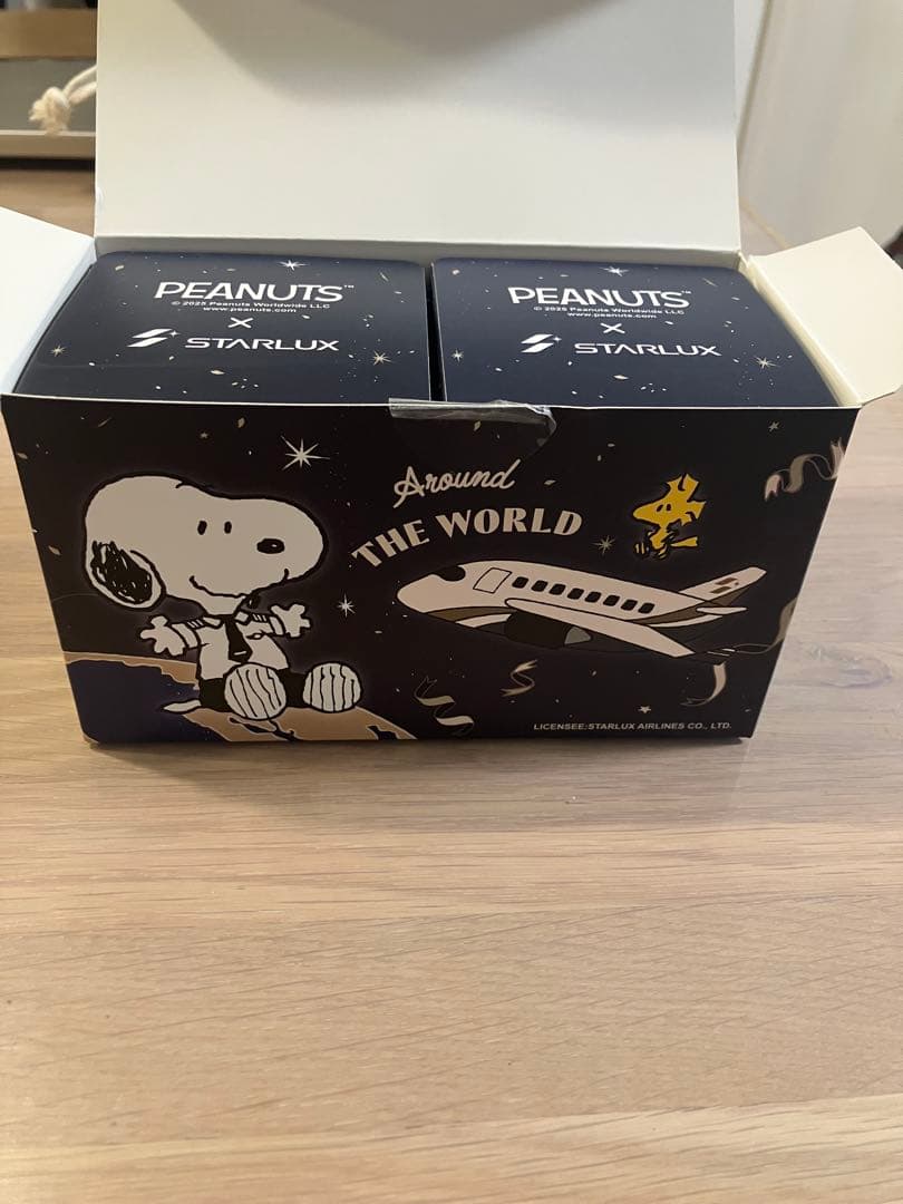 日本未発売！スヌーピー ×スターラックス航空コラボ　プルバックプレーン2個セット