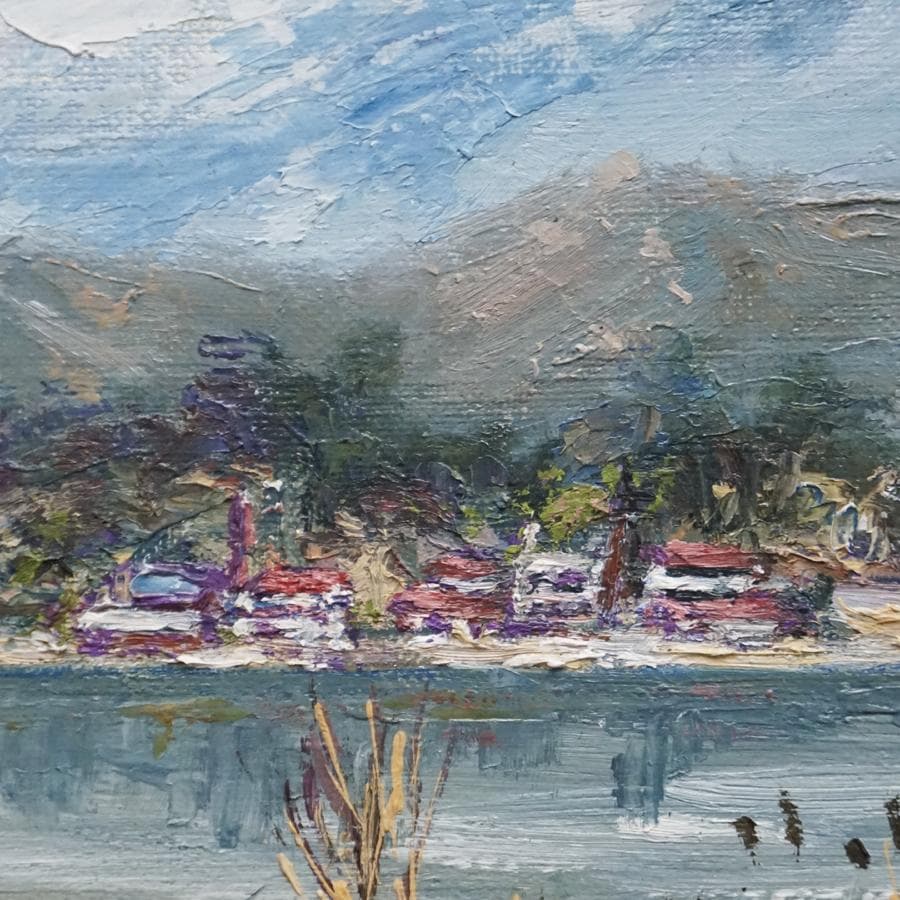 作者不詳 TARO IMAI 4号 風景画 油彩 油絵 絵画 肉筆 額装 美術品