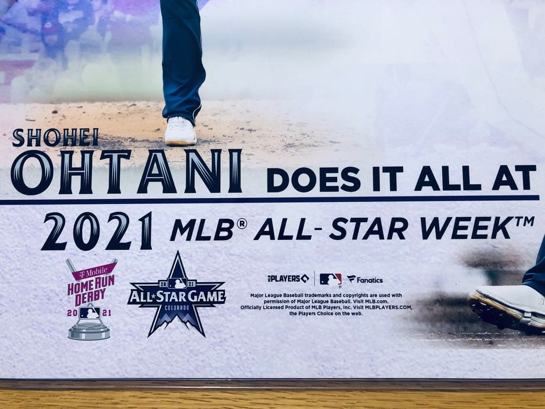 【正規品】 2021 MLBオールスター 選出記念フォト 大谷翔平 エンゼルス