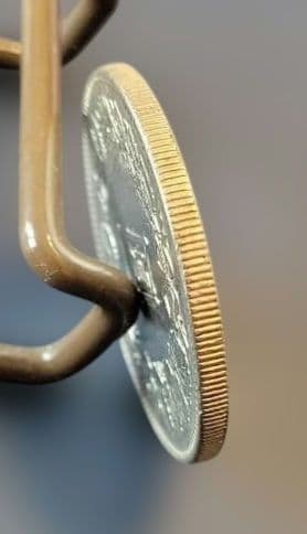 明治24年新一圓銀貨 小型 小頭二