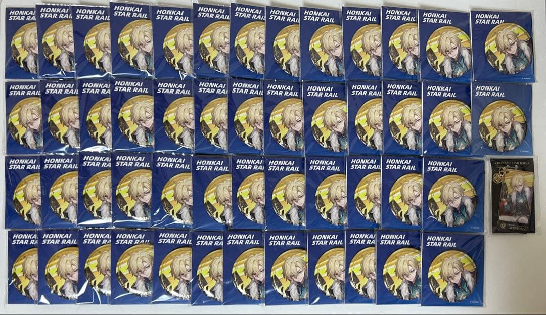 崩壊スターレイル アベンチュリン 缶バッジ アクキー 公式正規品 51点セット