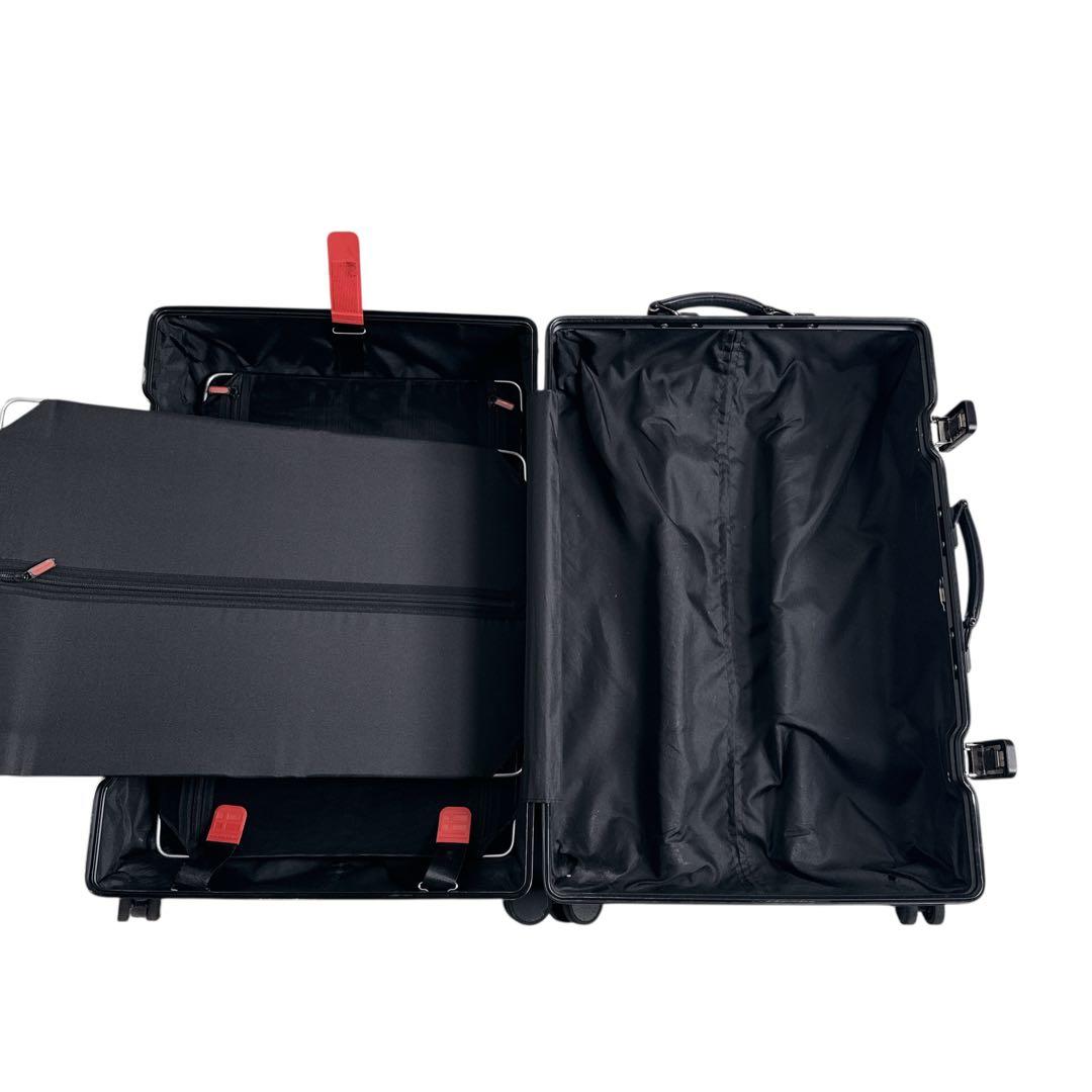イノベーター アルミ スーツケース 63cm 黒 4輪 キャリー 旅行 出張
