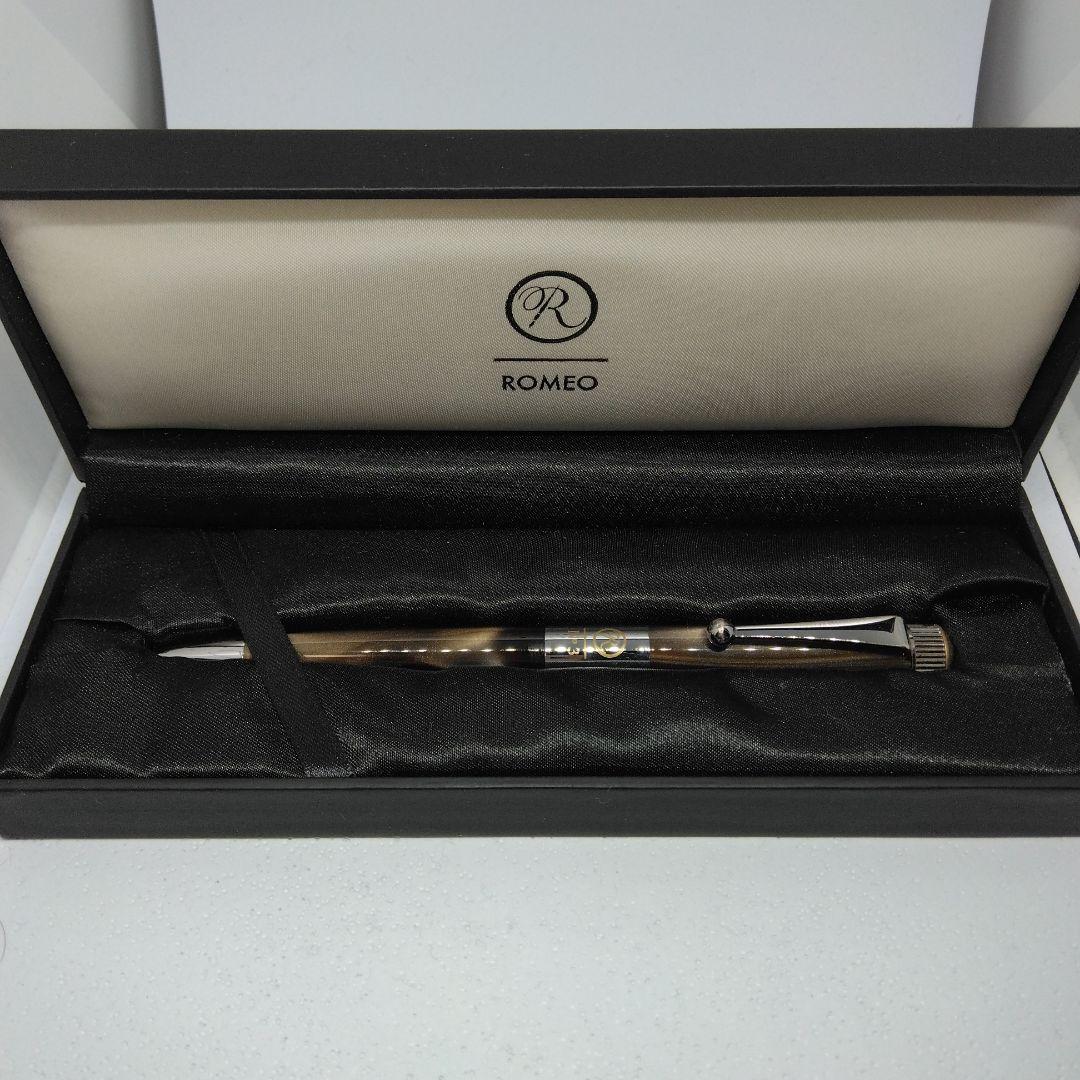 ROMEO No.3ボールペン イタリアングレー　細軸