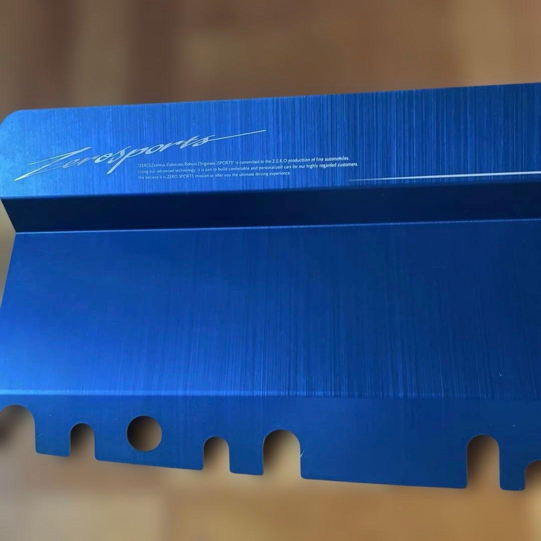 ZERO/SPORTS 冷却装置 アルミ製 青