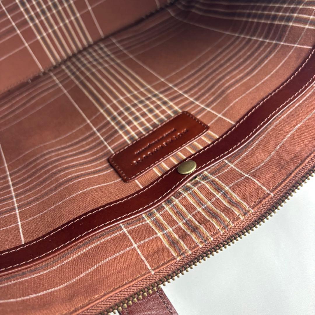 ✨極美品✨ マザーハウス アンティークスリムビジネスバッグ