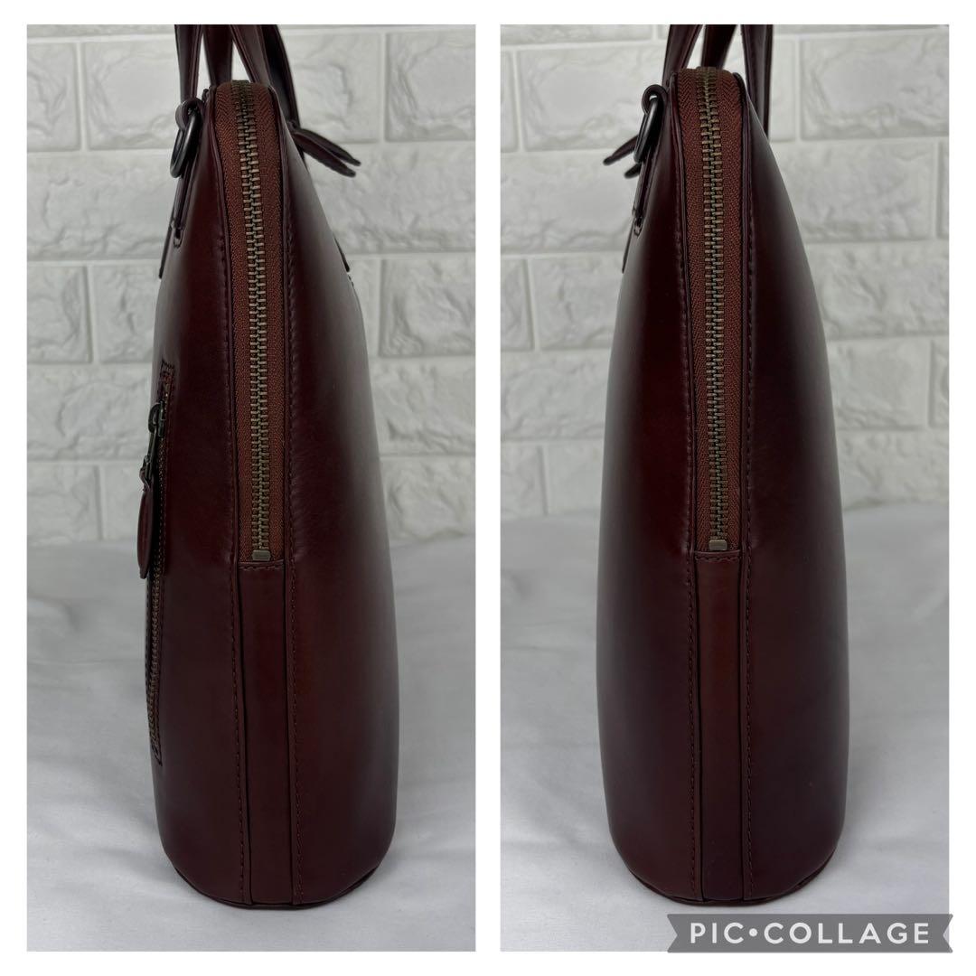 ✨極美品✨ マザーハウス アンティークスリムビジネスバッグ