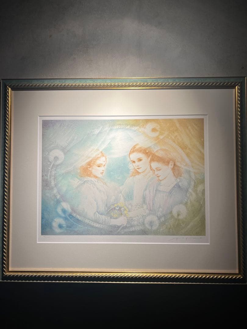 きたのじゅんこ【風が吹く時】lithograph