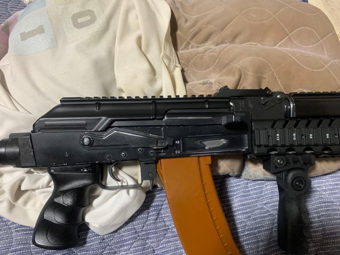 東京マルイ電動ガンAK47外装内部カスタムドットサイト付き PMC装備