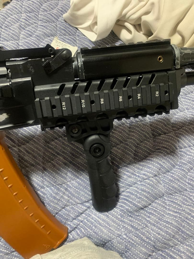 東京マルイ電動ガンAK47外装内部カスタムドットサイト付き PMC装備