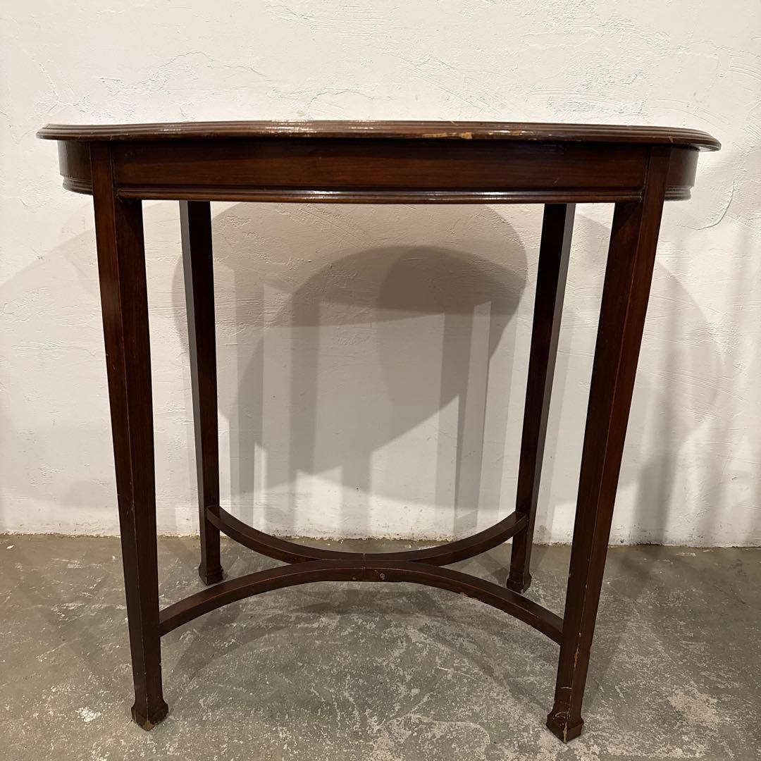 ykヴィンテージ　サイドテーブル　オーバルテーブル