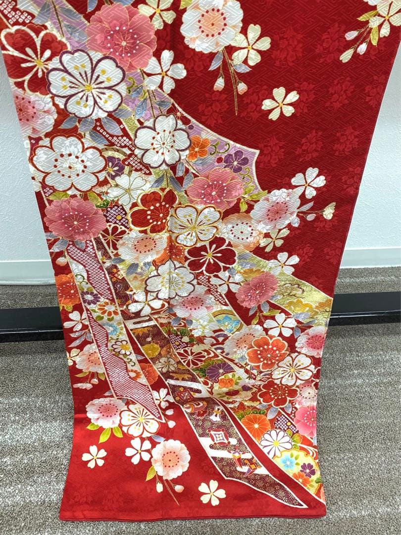 振袖 豪華 金駒 金彩 紋意匠 身丈170cm