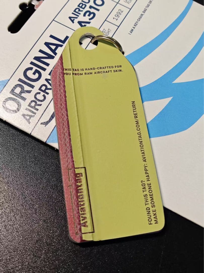 SATA航空 Aviationtag A310-300 CS-TGV 両面コンビ