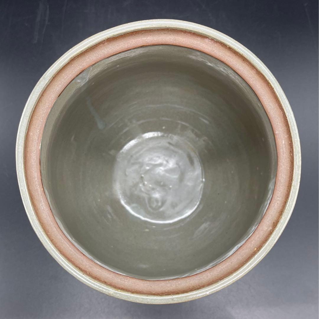 c204　陶房窯　申相浩　水指　茶道具　共箱