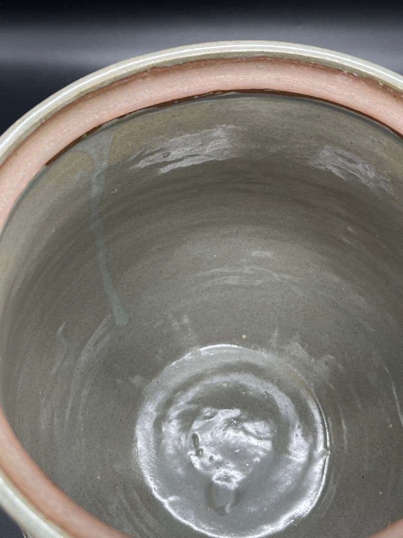 c204　陶房窯　申相浩　水指　茶道具　共箱