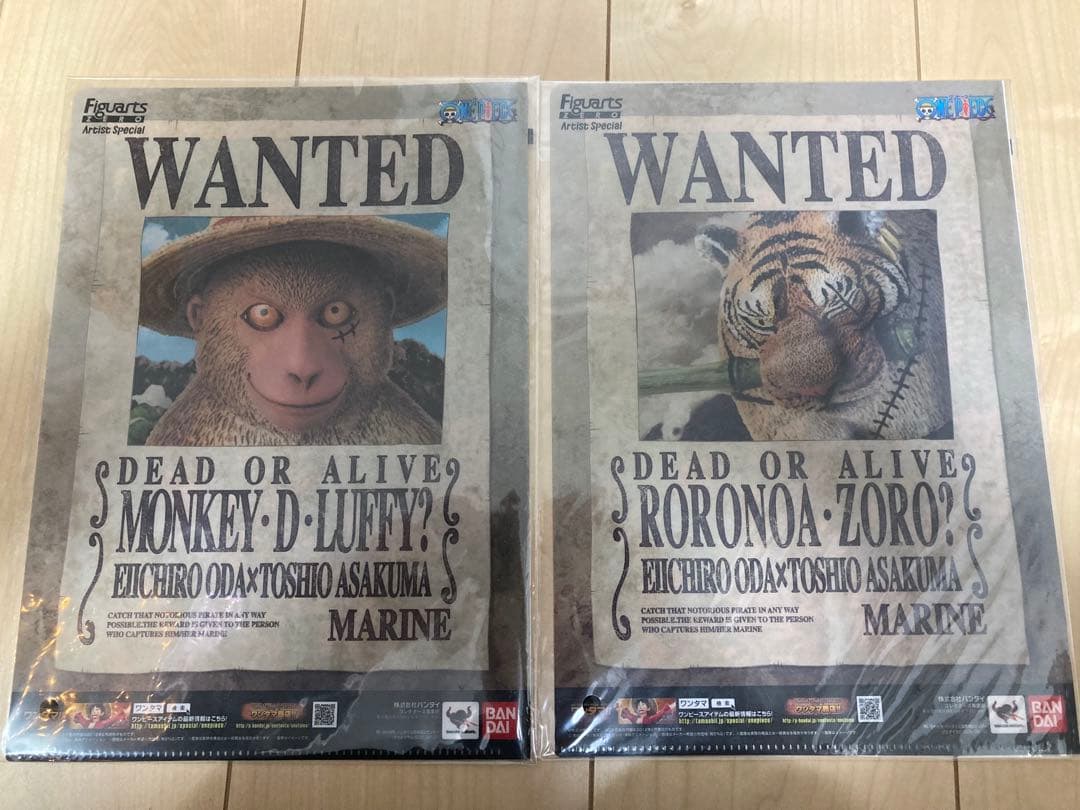 ワンピース 朝隈コラボ フィギュアーツzero クリアファイルセット