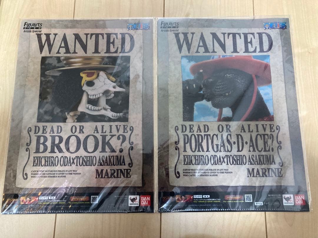 ワンピース 朝隈コラボ フィギュアーツzero クリアファイルセット