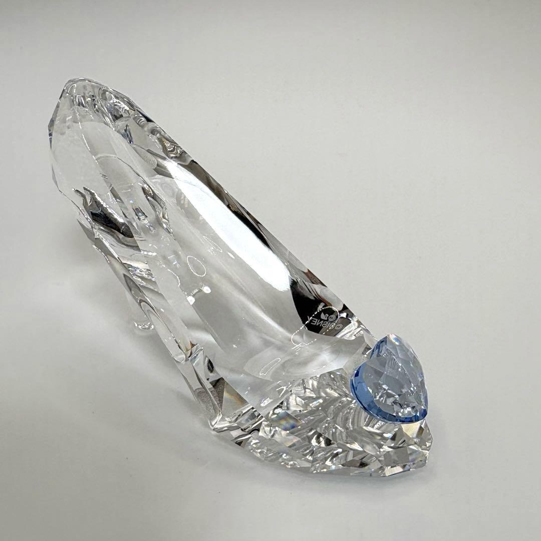 【美品】SWAROVSKI スワロフスキー ガラスの靴 ディズニー コラボ限定品