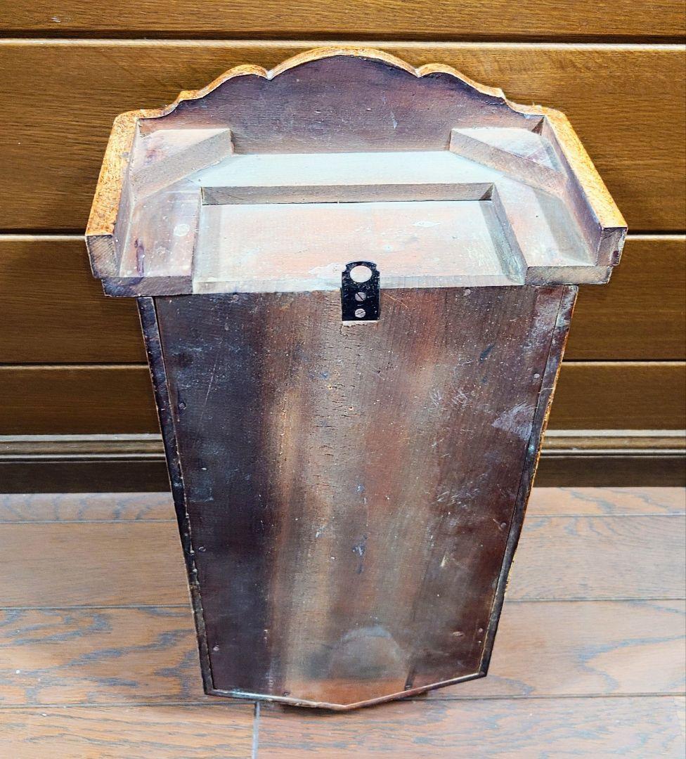 〈OH済完動・美品〉今津時計店EPOCH印　宮型ゼンマイ振り子掛け時計