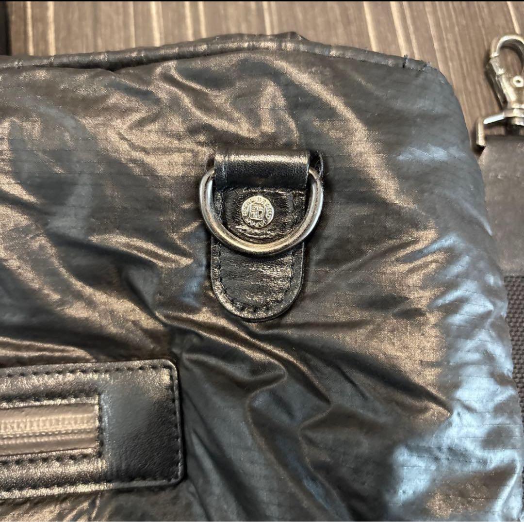 本日限定値下げシール×フジクラパラシュート　ビジネスバック　メンズ　ブラック