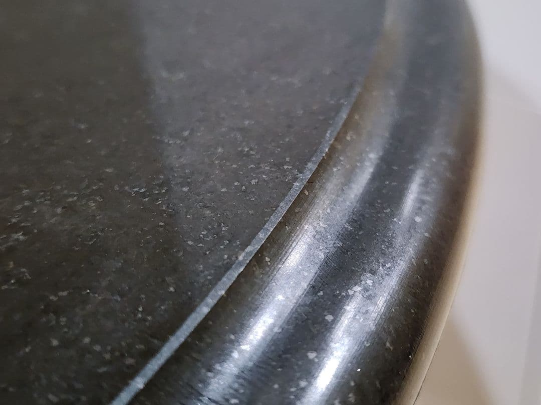 イタリア製最高級サイドテーブル　バーズアイメープル　大理石　40万円　引取限定