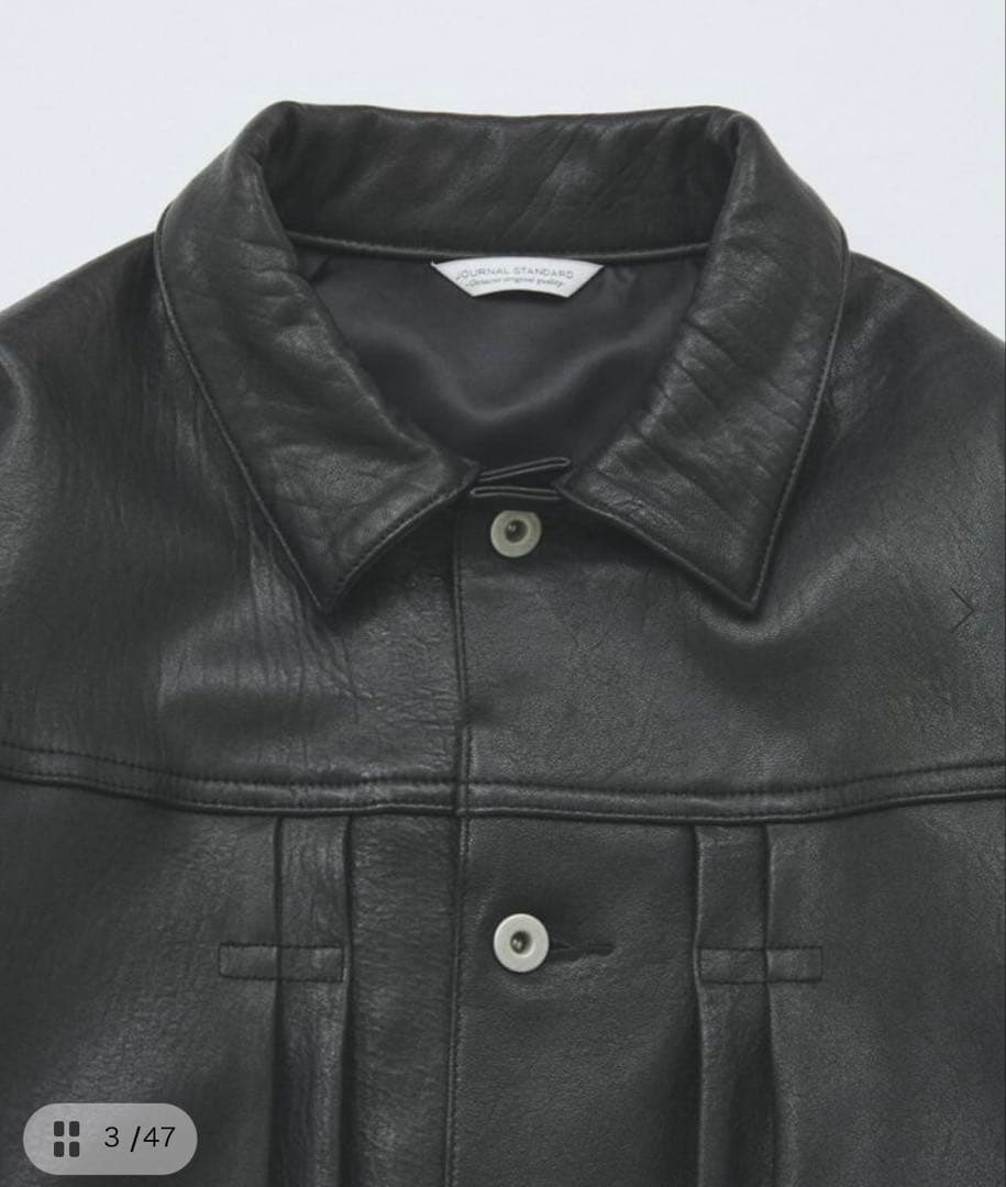 【2025モデル】ジャーナルスタンダードMサイズ ラムレザートラッカージャケット