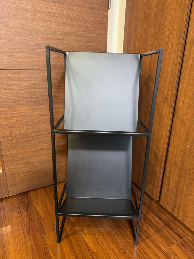 ライフファニチャー SLアイアン マガジンラック 黒