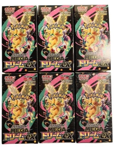 ポケモンカードゲーム MEGA ドリームEX 6boxシュリンク付き未開封