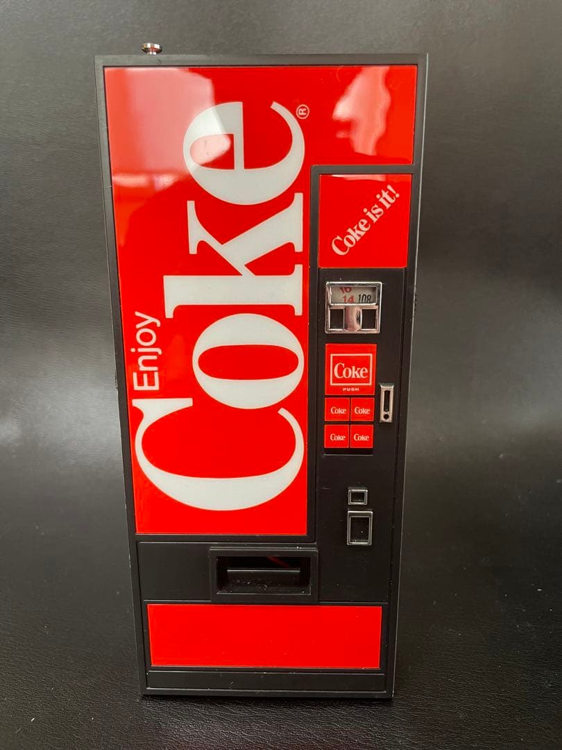 コカコーラ　Coca-Cola 自動販売機型　AM/FMラジオ　箱付き