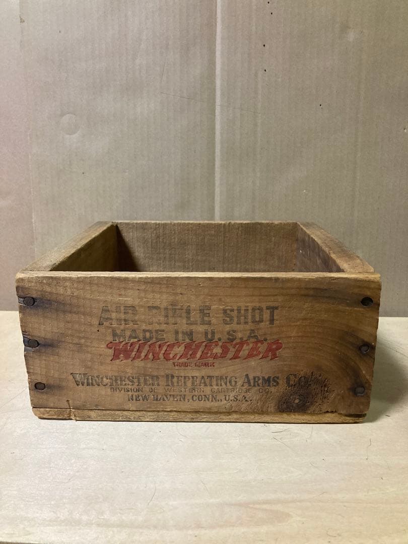 アメリカ　ウィンチェスター　木箱　アンティーク　ビンテージ　当時物