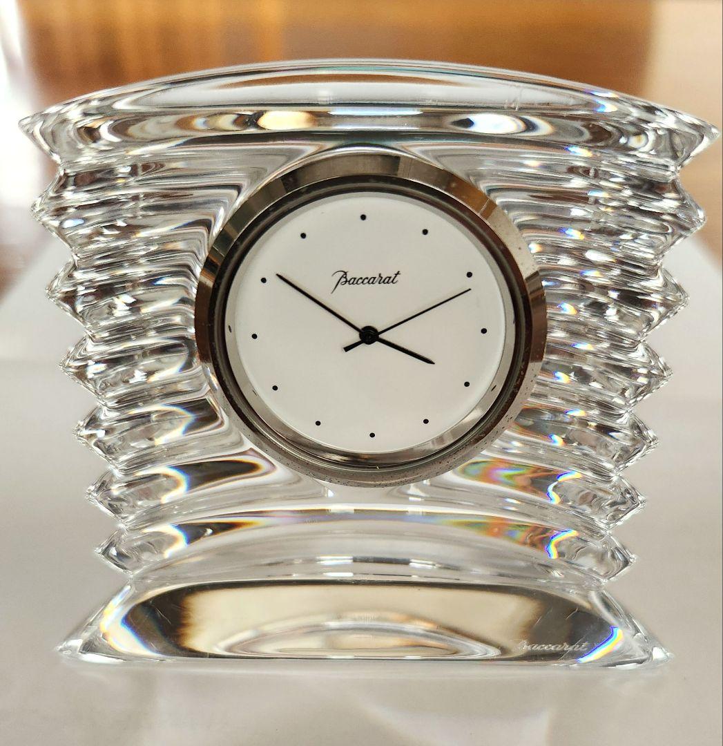 Baccarat ラランドクロック クリスタルガラス 置時計　バカラ　インテリア