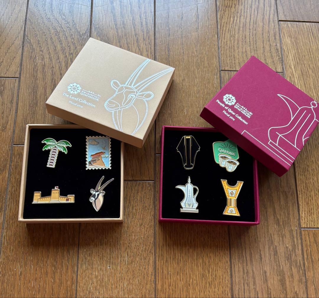 【新品未使用】カタール館ピンバッジ 箱付き 大阪・関西万博 EXPO2025