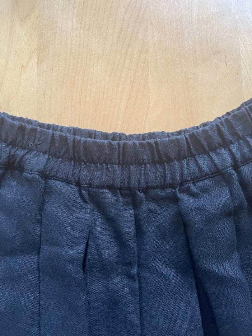 foglinenwork キナル 金子敦子さんコラボ ごきげんパンツ ブラック