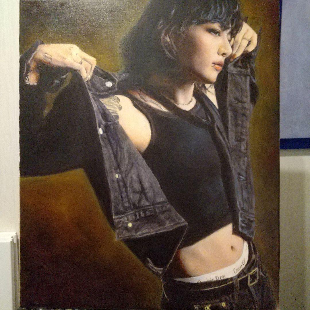 油絵 人物画#1 20号 F20