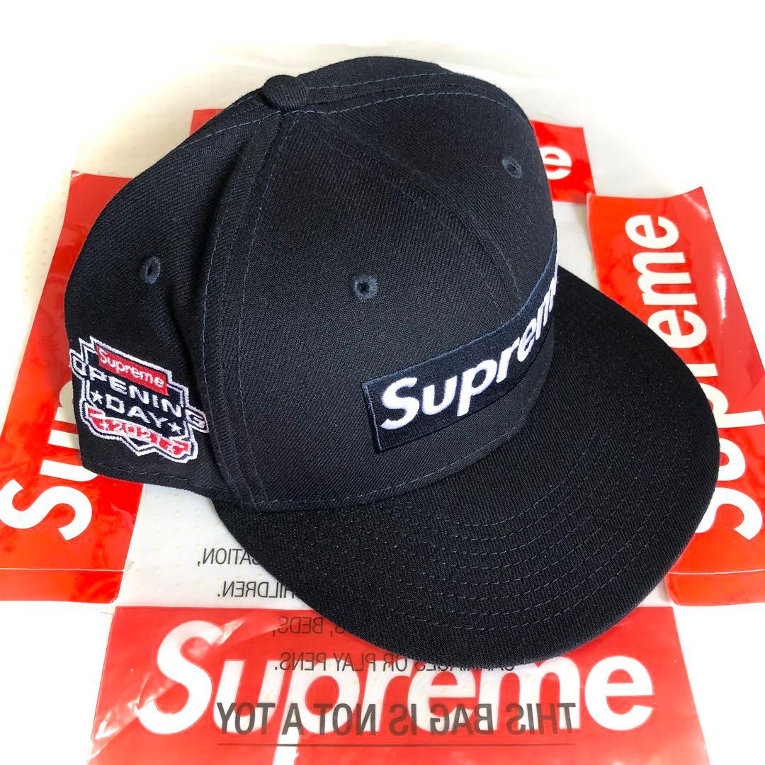 ⚠️1回使用美品⚠️Supreme ブラック ベースボールキャップ