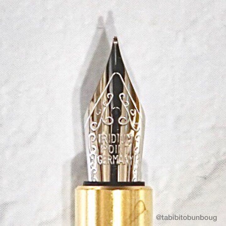 【オリジナル制作】真鍮無垢 キャップ式万年筆　ずっしり 重量感