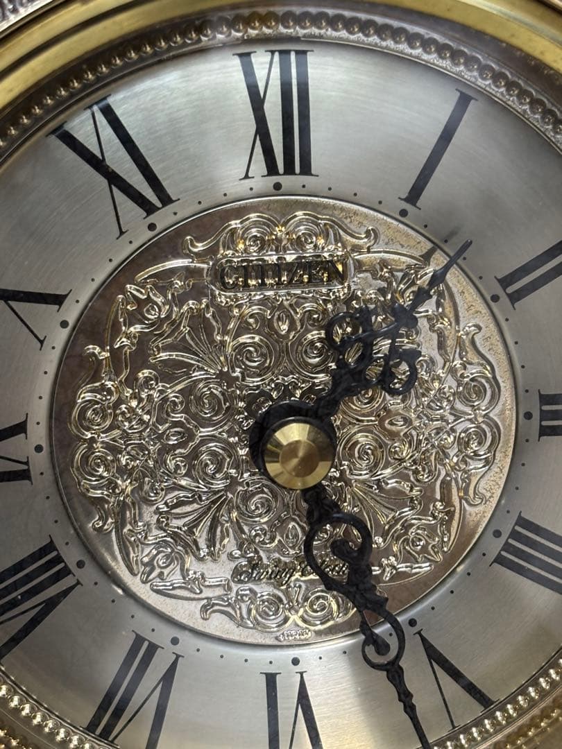 CITIZEN 時計 アンティーク 女性像 置き時計 振り子時計