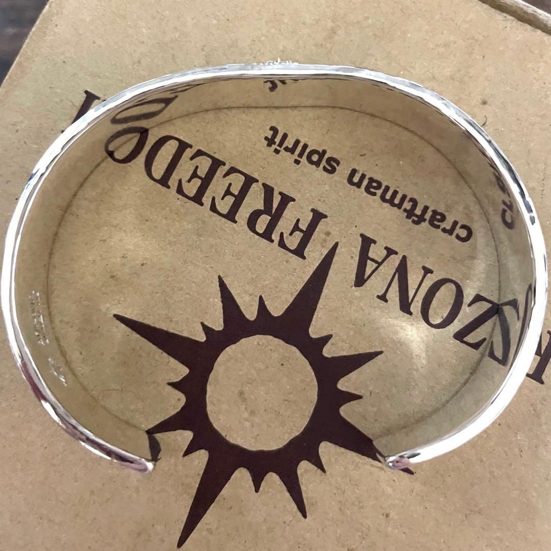 B-46 極美品　アリゾナフリーダム バングル　12mm k18 太陽神　金