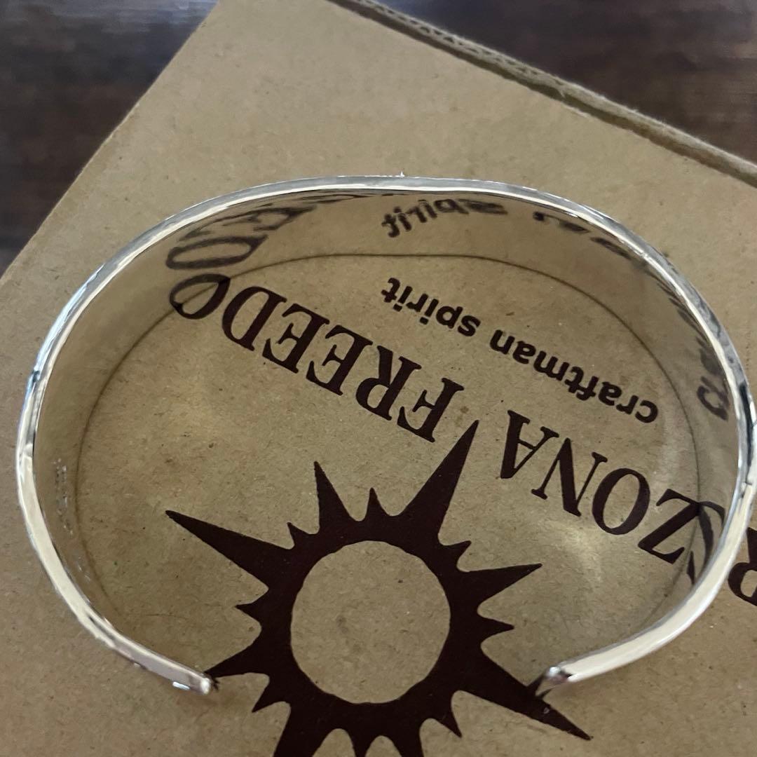 B-46 極美品　アリゾナフリーダム バングル　12mm k18 太陽神　金