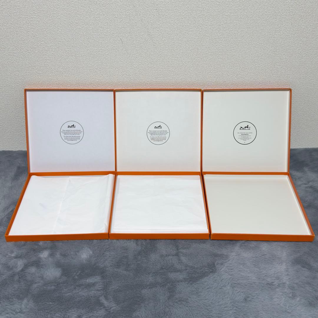 【美品】エルメス 空箱 7個　カレ90 スカーフ　まとめ