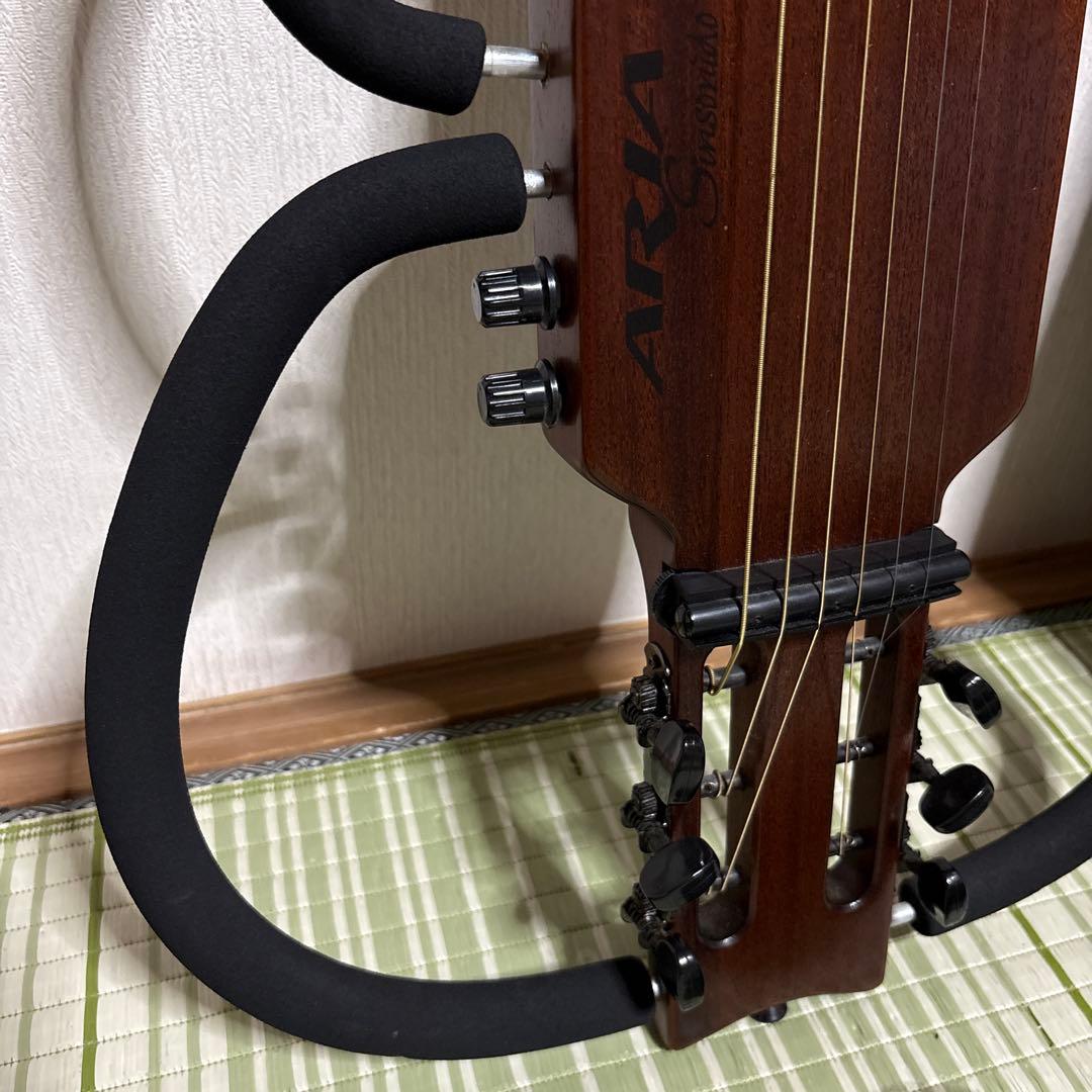 ARIA アリア　サイレントギター　AS-100S シンソニード　エレキギター