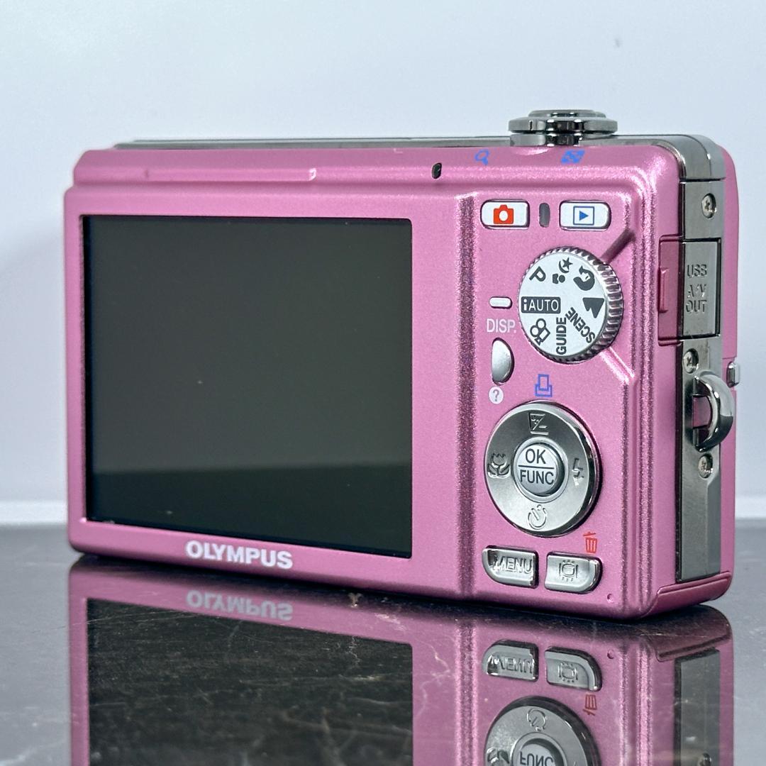 OLYMPUS FE-370 ピンク　コンパクトデジタルカメラ