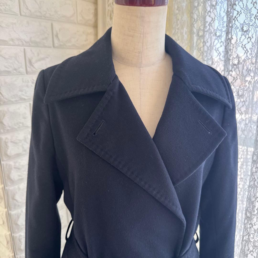 ⭐︎専用⭐︎ イネド　カシミヤロングコート 濃紺　11号