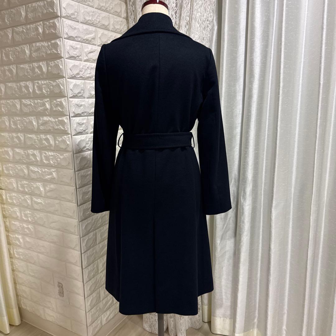 ⭐︎専用⭐︎ イネド　カシミヤロングコート 濃紺　11号