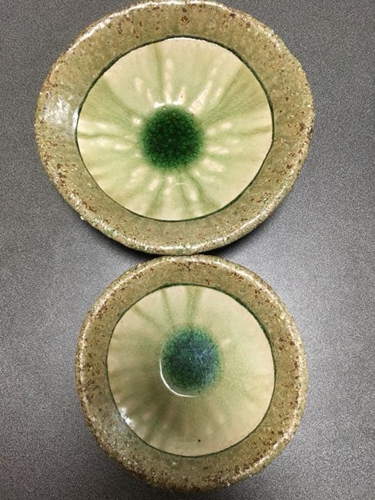 三つ足お皿 作家作品 大１個小5個 再お値下げしま