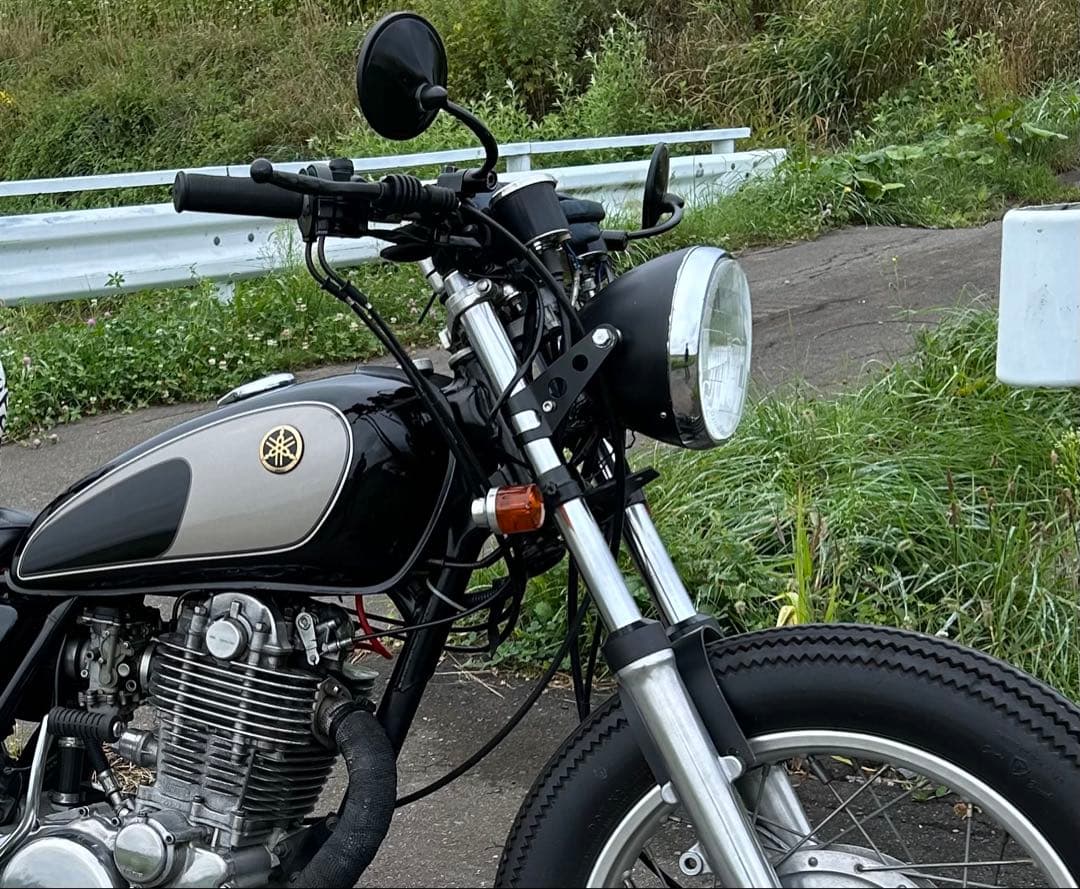 SR400 ヘッドライト(砲丸型)